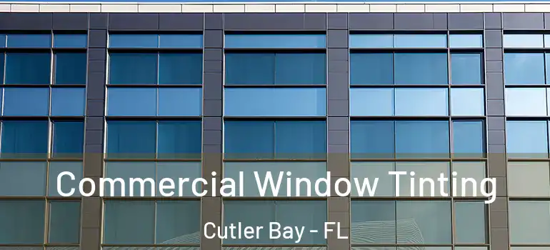  Commercial Window Tinting Cutler Bay - FL